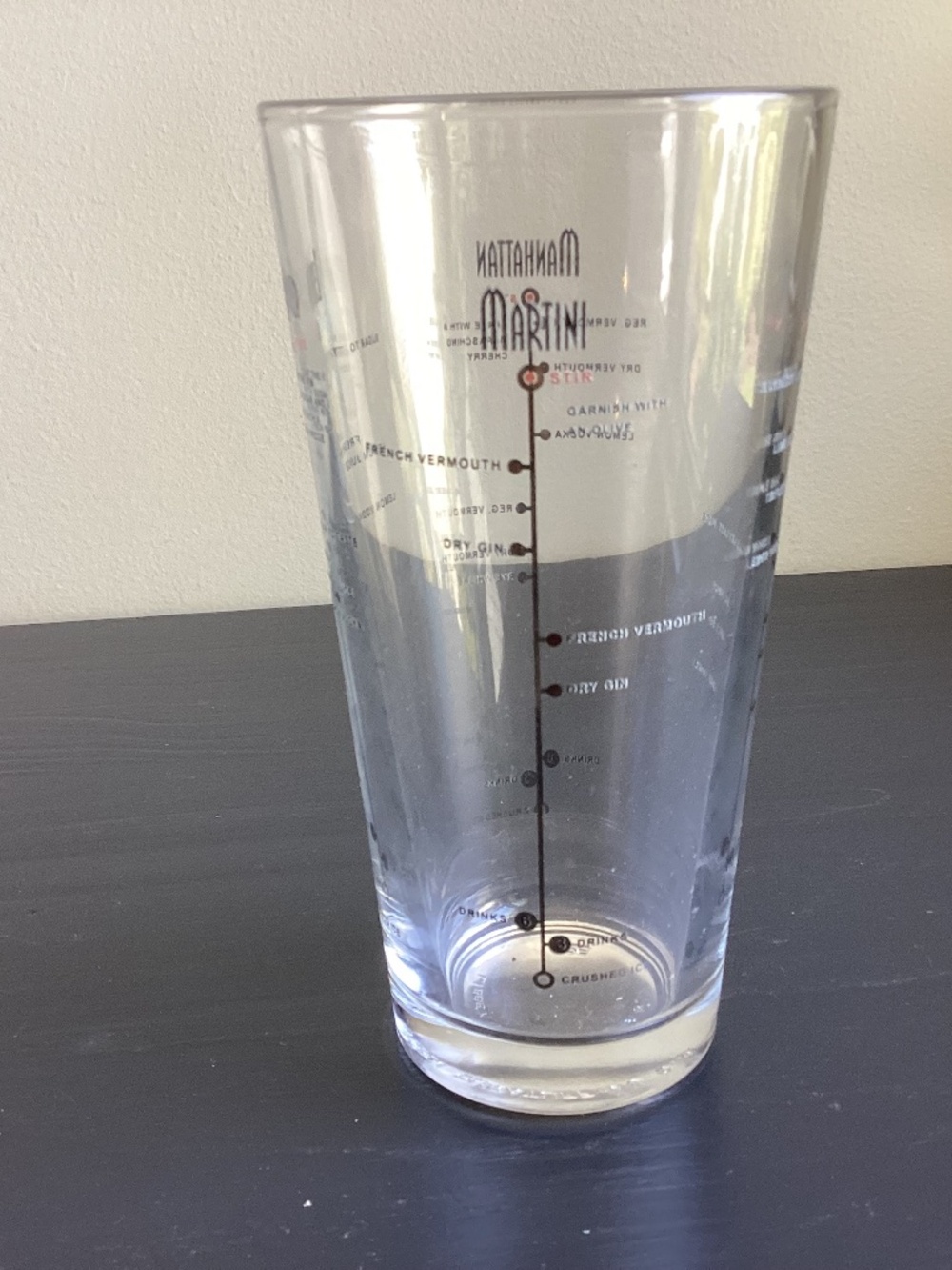 Libbey Duratuff Glass Cocktail Mixer Shaker Includes Receipes
